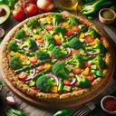 Sebze Kabuklarından Brokoli Pizza