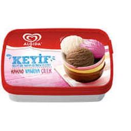 Algida Keyıf Kakao-Vanilya-Çilek Kaç Kalori?
