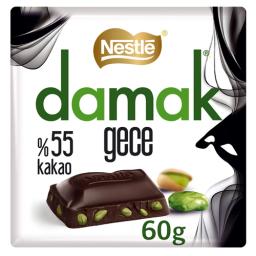 Nestle Damak Gece 60 g Kaç Kalori?