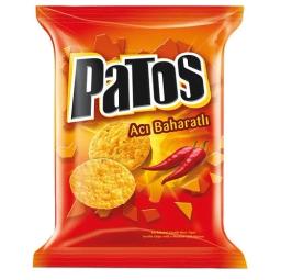 Patos Acı Baharatlı Mısır Cipsi Kaç Kalori?