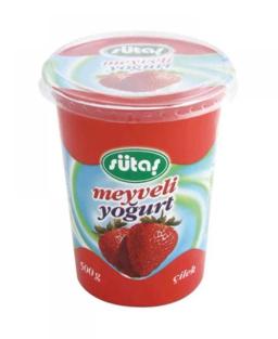 Sütaş Çilekli Yoğurt Kaç Kalori?