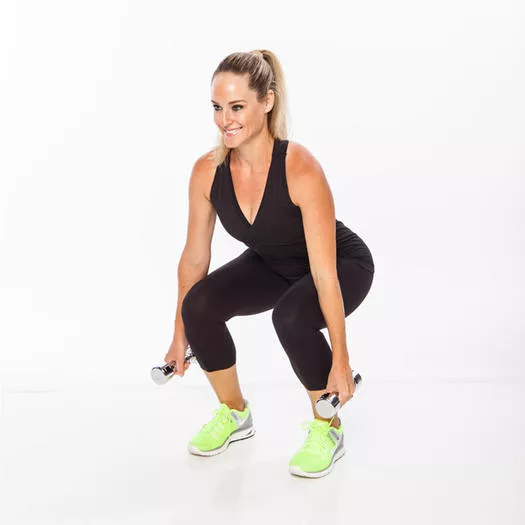 dumbbell squat