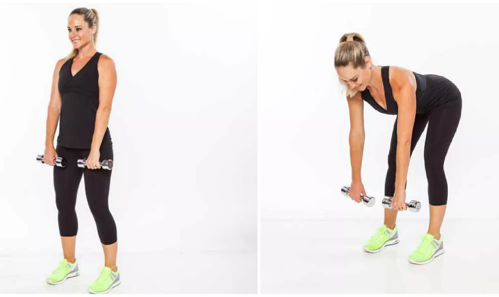 dumbbell deadlift