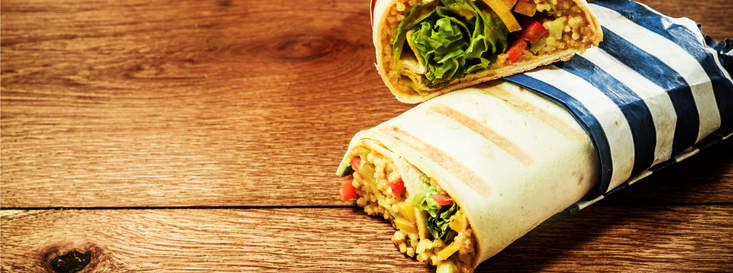 Sağlikli Fast Food: Sebzeli Wrap