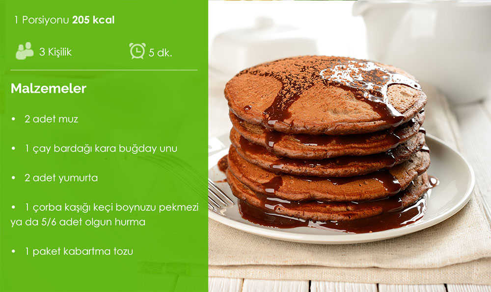 Buğday unlu pancake