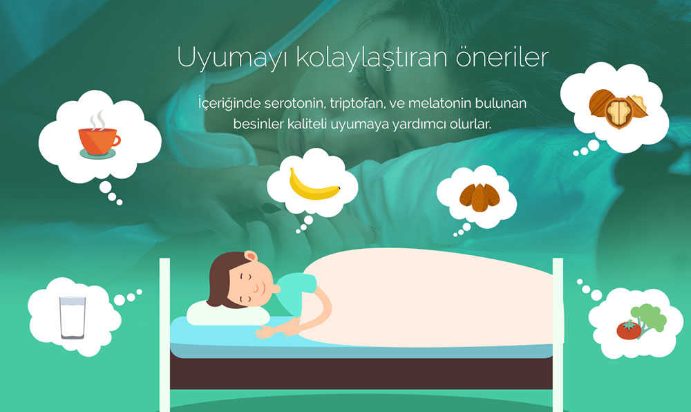 Uyumayı kolaylaştıran öneriler