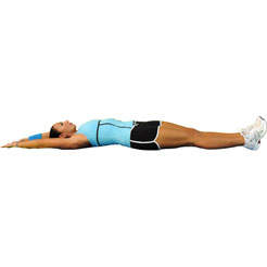 Lying Abs Stretch