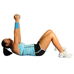 Dumbbell Crunches