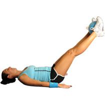 Lying Straight Leg Raises With Medicine Ball210x210
