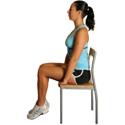 Seated Knee Lifts With Chair