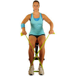 Low Mount Seated Rows With Band