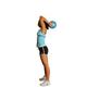 Standing Overhead Triceps Extension With Medicine Ball