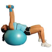 Dumbbell Chest Flys On Ball