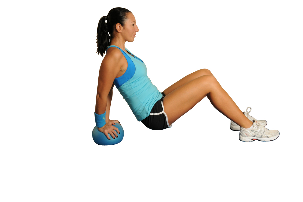 Triceps Dips On Medicine Ball