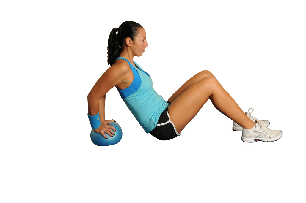 Triceps Dips On Medicine Ball