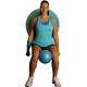 Wall Sit With Medicine Ball Squeeze