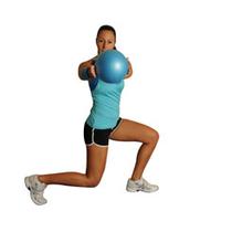 Lunge& Twist With Medicine Ball