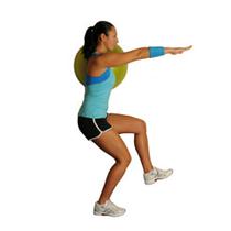 Single Leg Lateral Squat With Ball