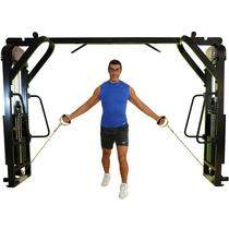 Lunges With Cable Cross Machine