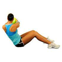 Seated Twists With Medicine Ball