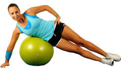 Side Plank On Ball