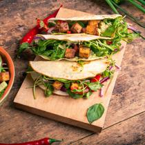 Baharatlı Tofu Taco
