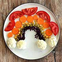 Gökküşağı Salata Tabağı Tarifi