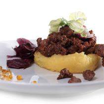 Kıymalı Polenta Tarifi
