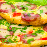 Otlu Pastırmalı Yumurta Tarifi