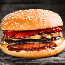 Patlıcanlı Tavuk Burger Tarifi