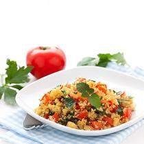 Sebzeli Mantarlı Buğday Salatası Tarifi