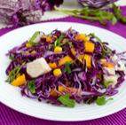 Mısırlı Lor Peynirli Kırmızı Lahana Salata Tarifi