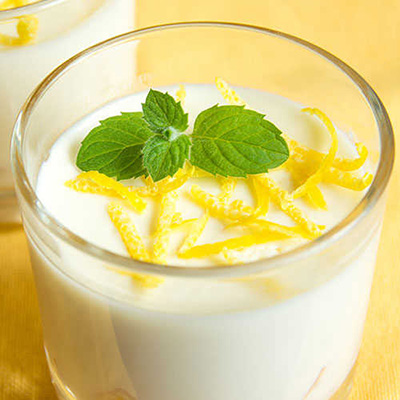 Tatlandırıcılı Limonlu Puding