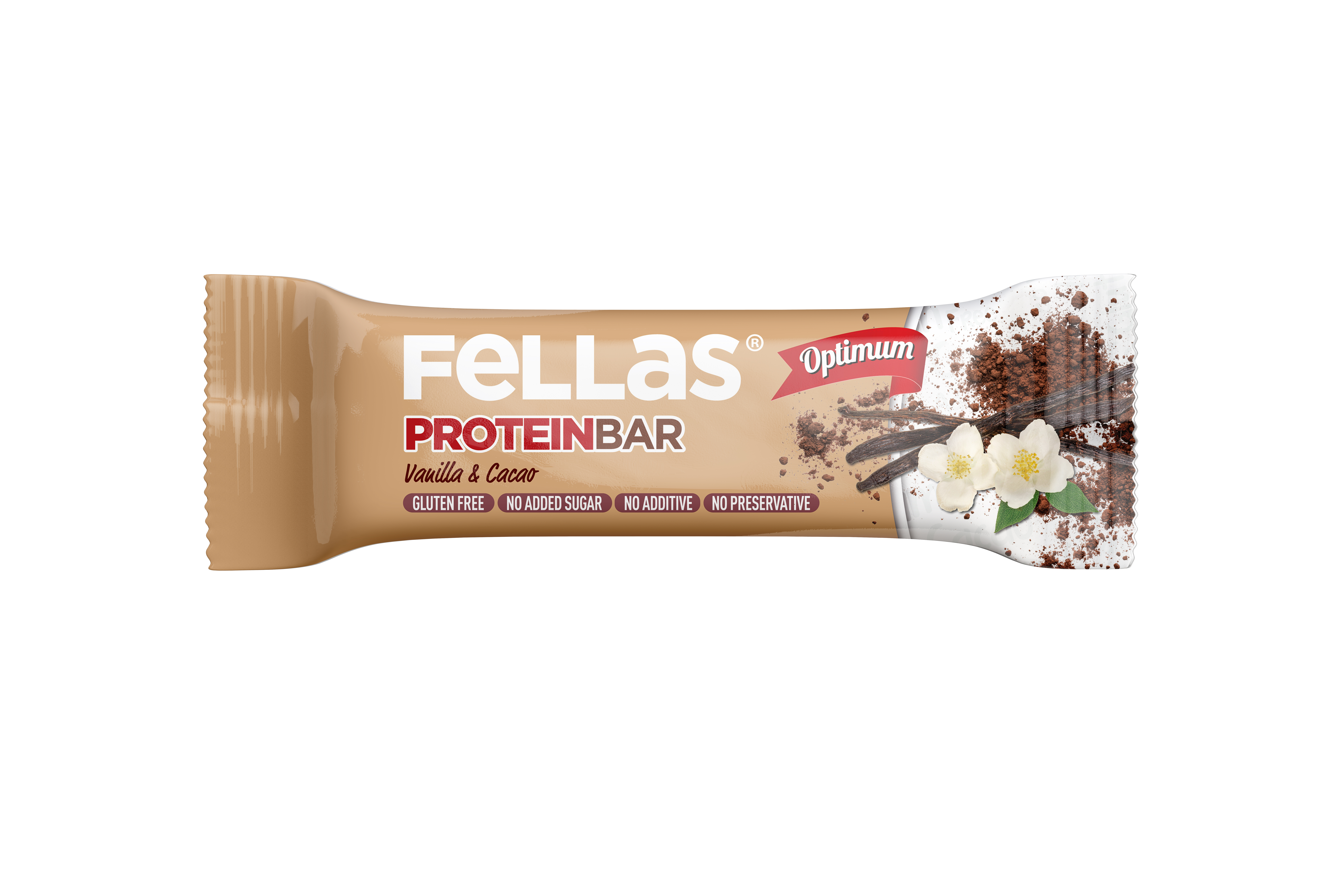 Fellas Optimum Protein Bar - Vanilya & Kakao
