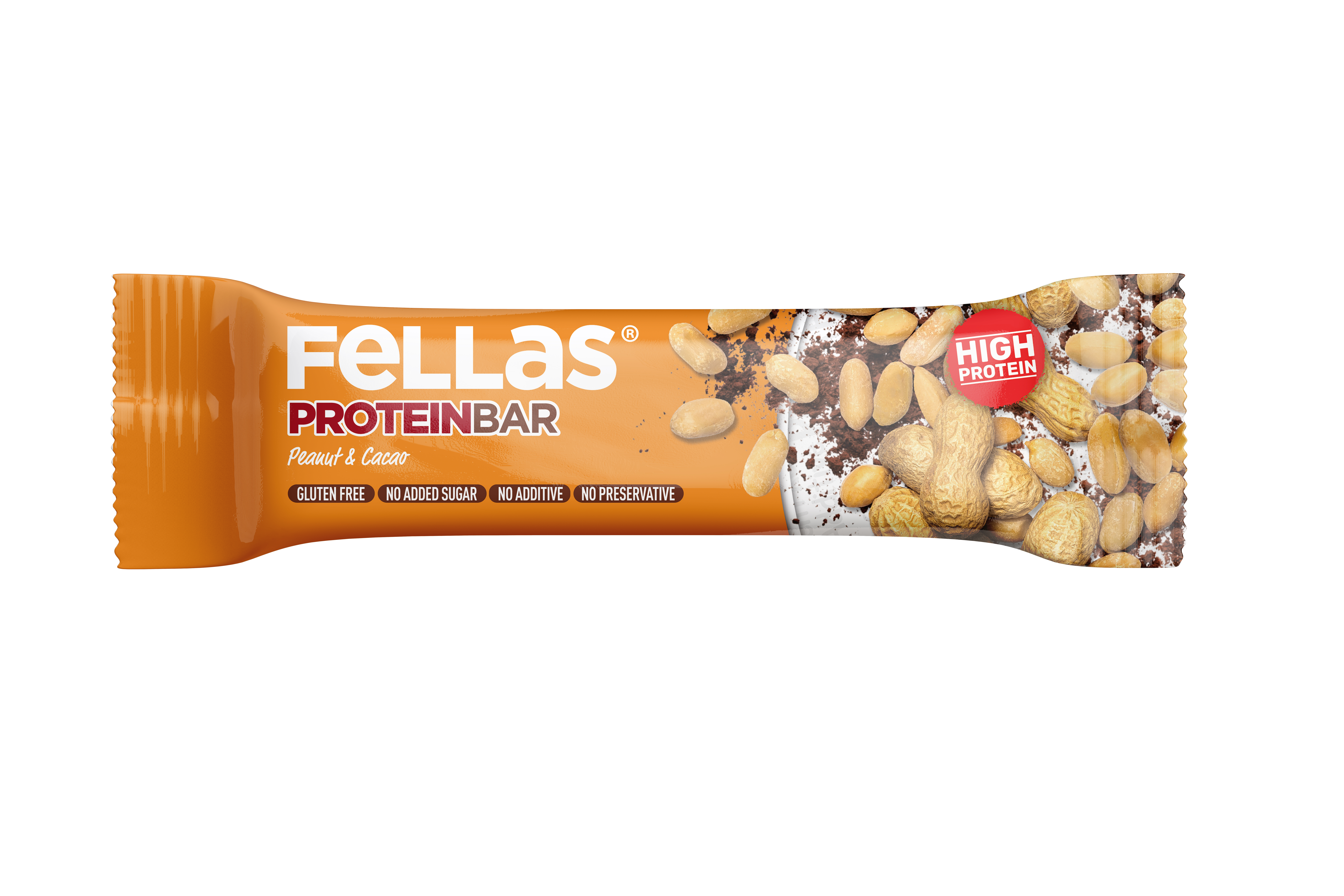 Fellas Yüksek Protein Bar - Yer Fıstığı & Kakao
