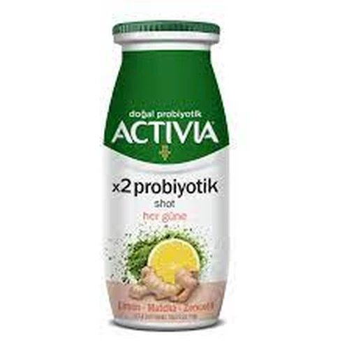 Activia Probiyotik Shot Limon-Matcha-Zencefil