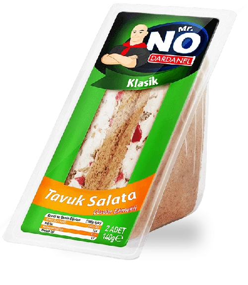 Dardanel Mister No Tavuk Salatalı Sandviç (Çavdar Ekmekli)