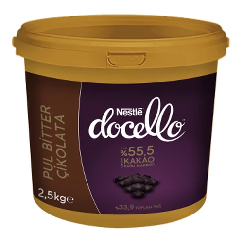 Docello Bitter Pul Çikolata