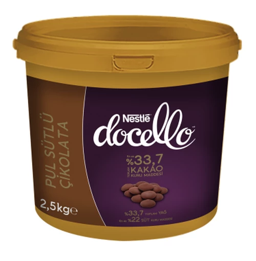 Docello Sütlü Pul Çikolata