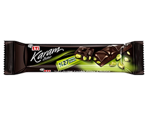 Eti Karam %27 Antep Fıstıklı Bitter Çikolata