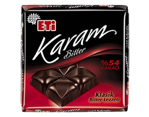 Eti Karam %54 Kakaolu Bitter Çikolata