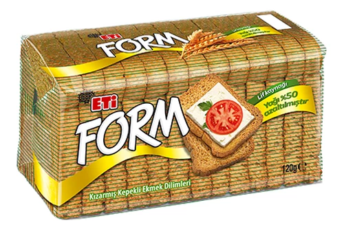 Form Kızarmış Kepekli Ekmek Dilimleri