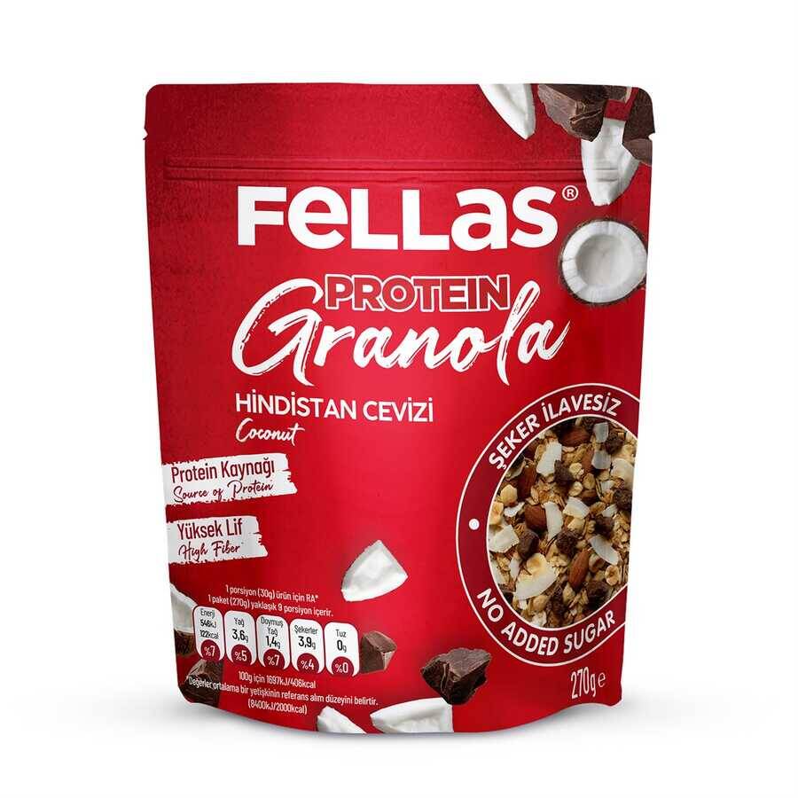 Fellas Protein Granola-Hindistan Cevizi