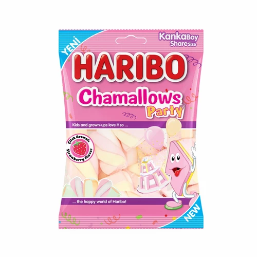 Haribo Çilek Aromalı Marshmallow