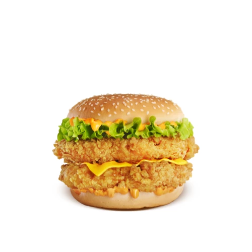 KFC Double Zinger Burger Acılı