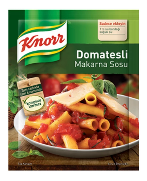 Knorr Domatesli Makarna Sosu (Su ile Hazırlanmış)