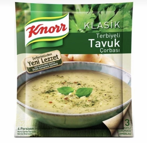 Knorr Terbiyeli Tavuk Çorbası ( Su ile Hazırlanmış)