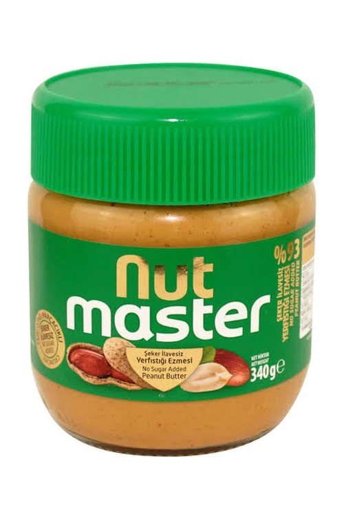Nut Master Şeker İlavesiz Fıstık Ezmesi