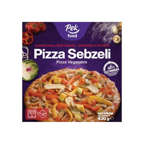 Pek Food Sebzeli Pizza