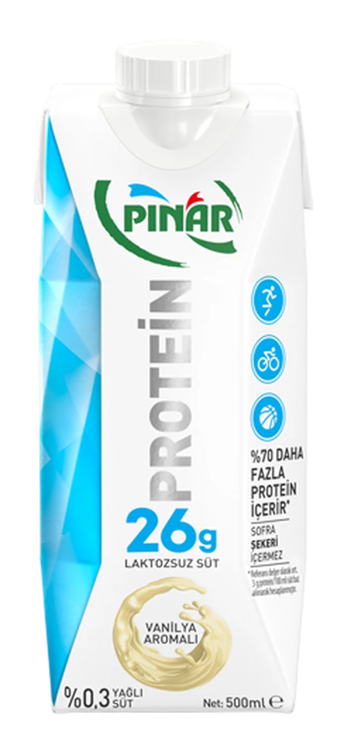 Pınar Laktozsuz Proteinli Vanilya Aromalı Süt